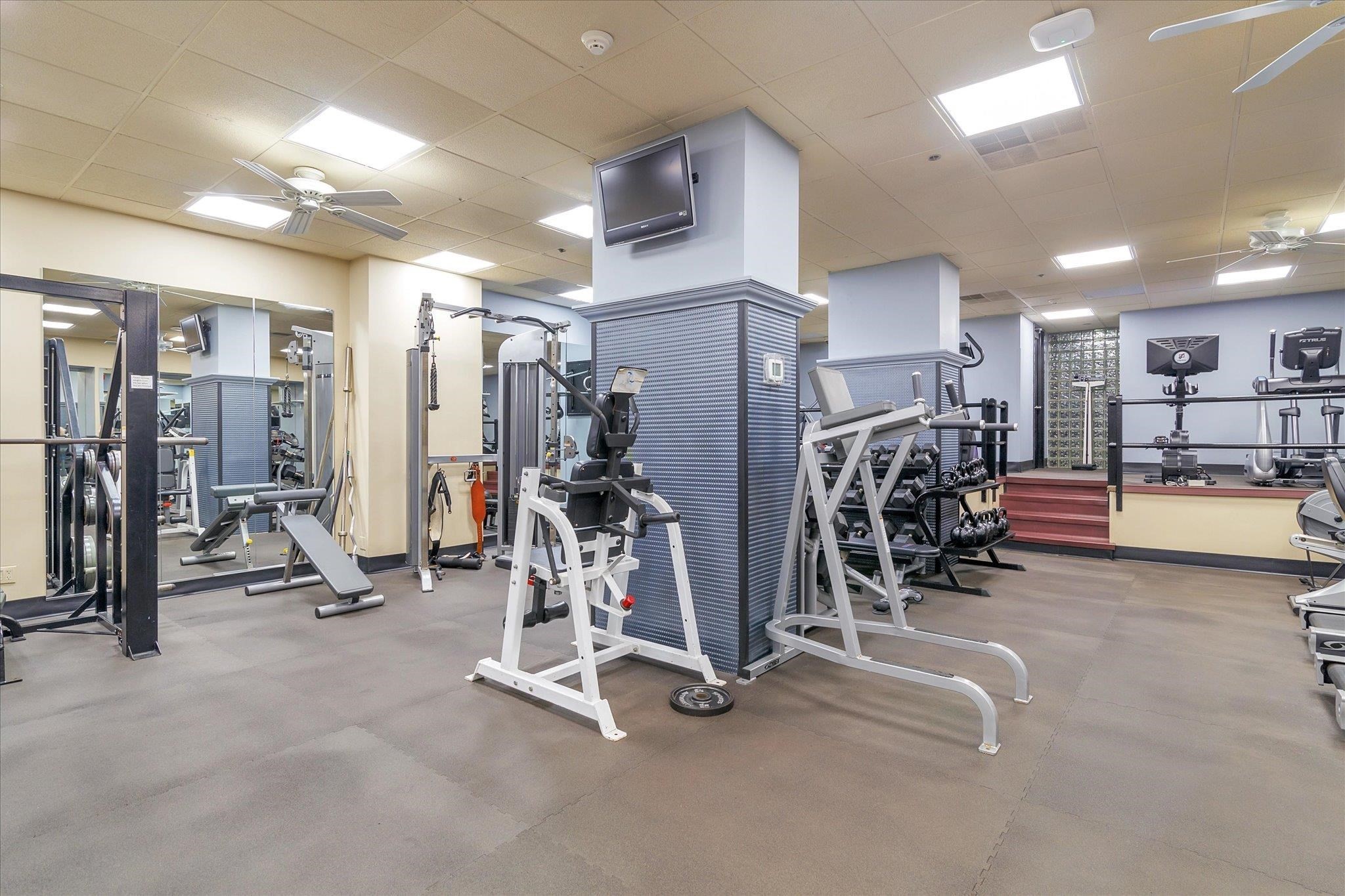200 Old Palisade Road, Unit PH 4/5 Fort Lee, NJ 07024 - Photo 41 of 46 a view of a room with gym equipment