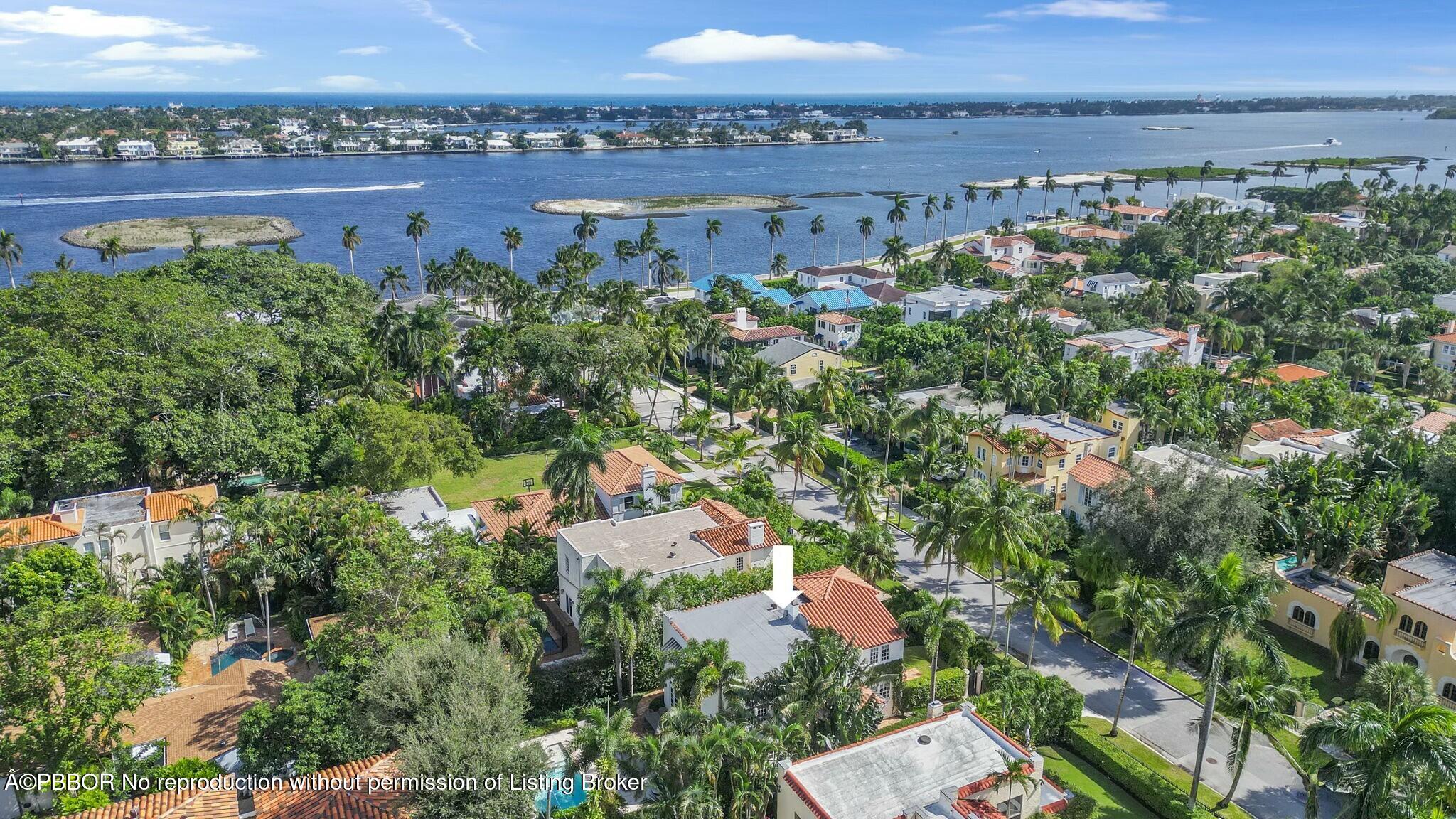 281 Cordova Road West Palm Beach, FL 33401 - Photo 7 of 25 an aerial view of a house with a garden