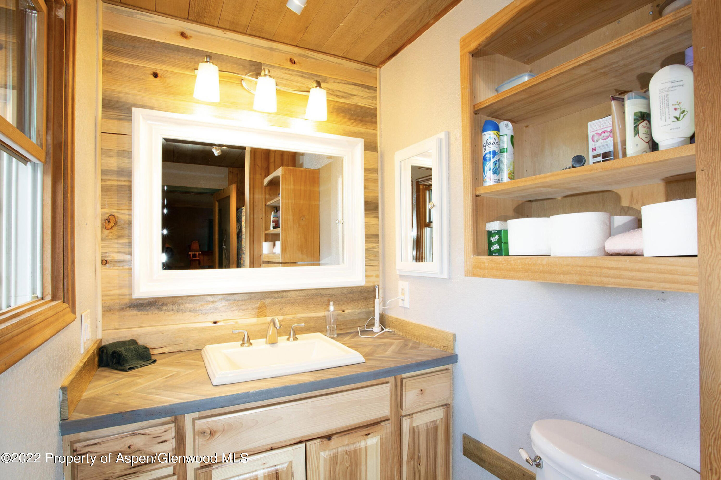 1407 County Road 237 Silt, CO 81652 - Photo 15 of 32 a bathroom with a sink and a mirror