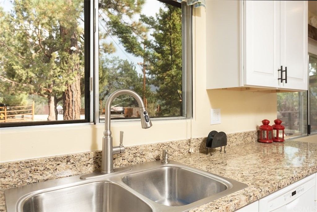 1270 Sheephorn Road Big Bear Lake, CA 92315 - Photo 13 of 25 a kitchen with a sink and a window