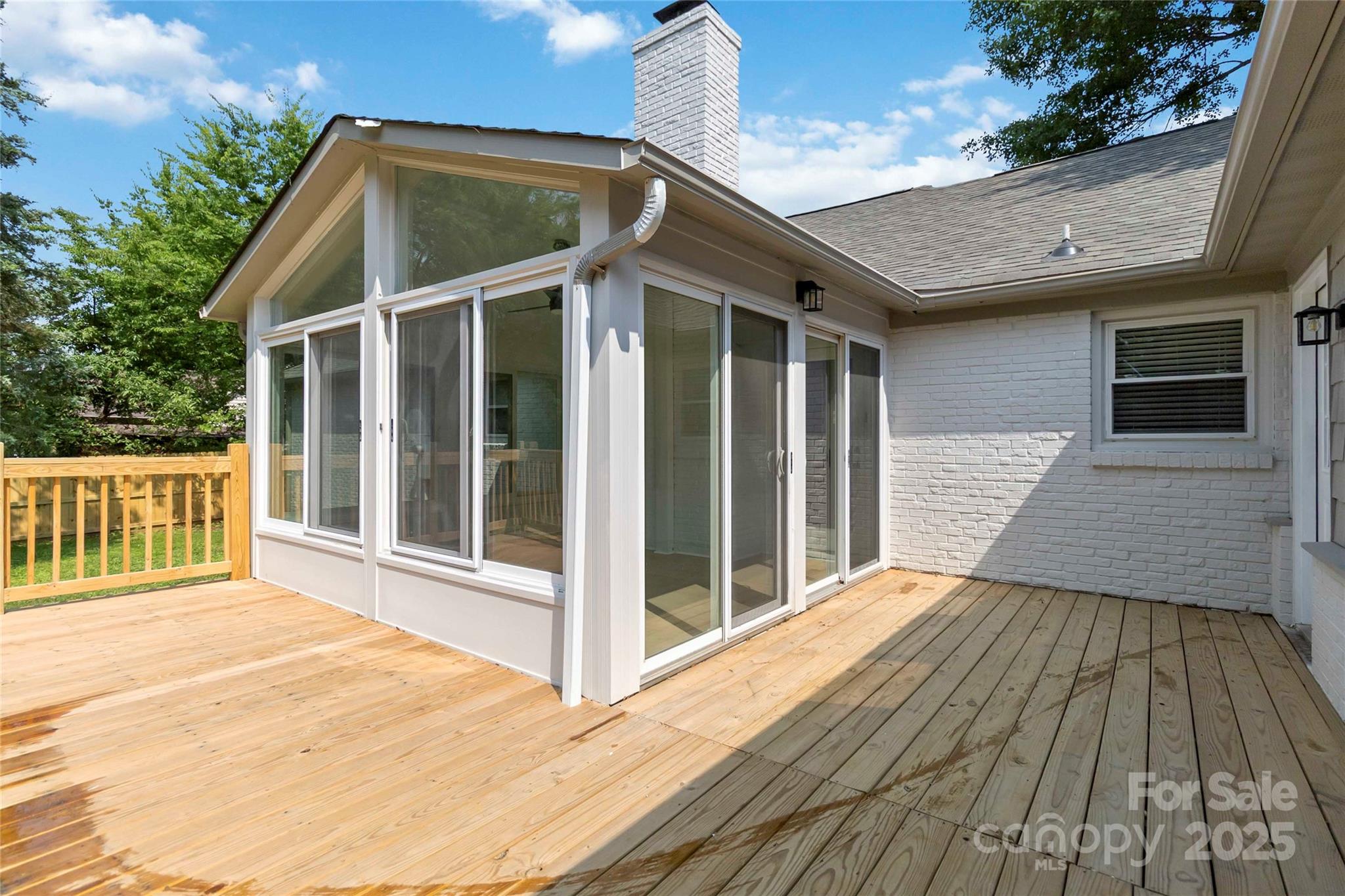 3801 Rea Road Charlotte, NC 28226 - Photo 42 of 47 a view of backyard with deck and outdoor space