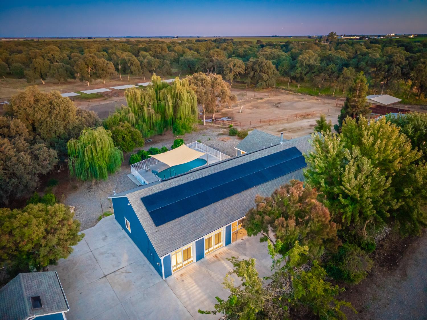 664 Perkins Road Arbuckle, CA 95912 - Photo 80 of 91 a view of a backyard with a lake view