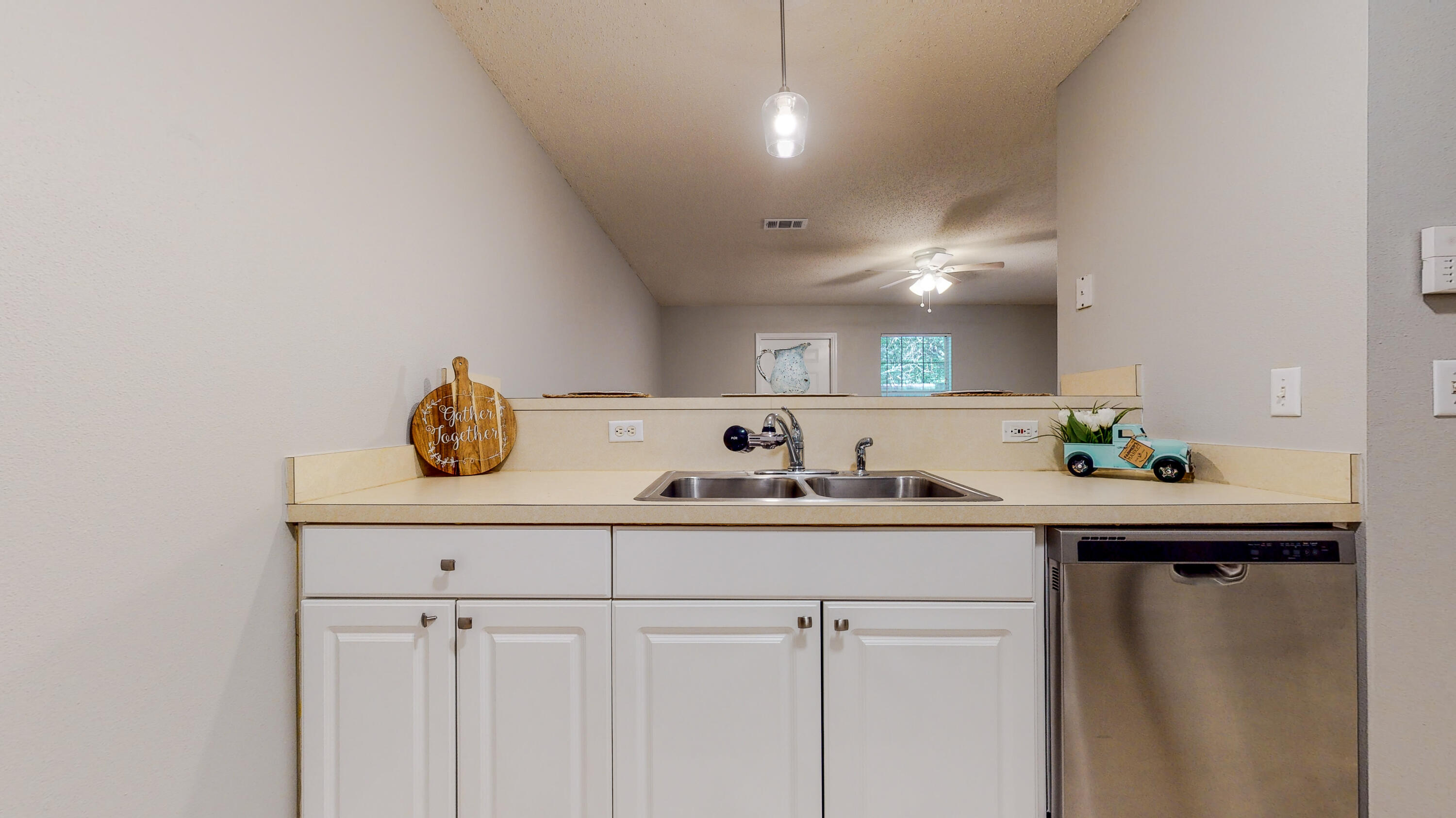 472 Keystone Road Mary Esther, FL 32569 - Photo 7 of 26 a kitchen with sink and cabinets