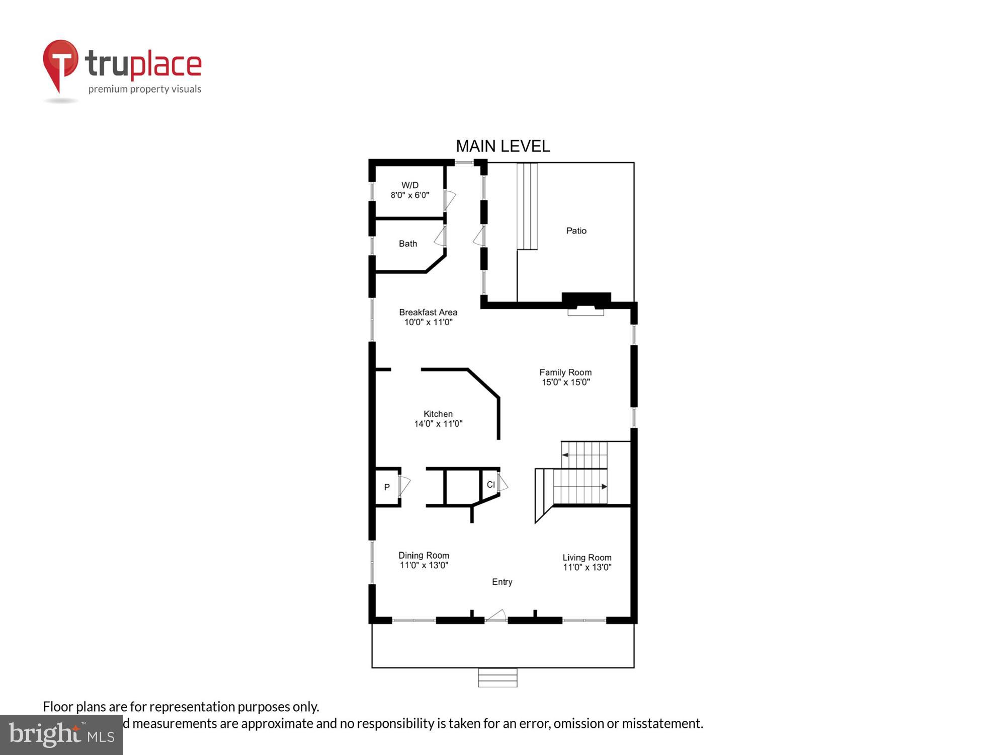 11903 Deer Spring Way Clarksburg, MD 20871 - Photo 58 of 88 Main Level (Labels & Measurements)