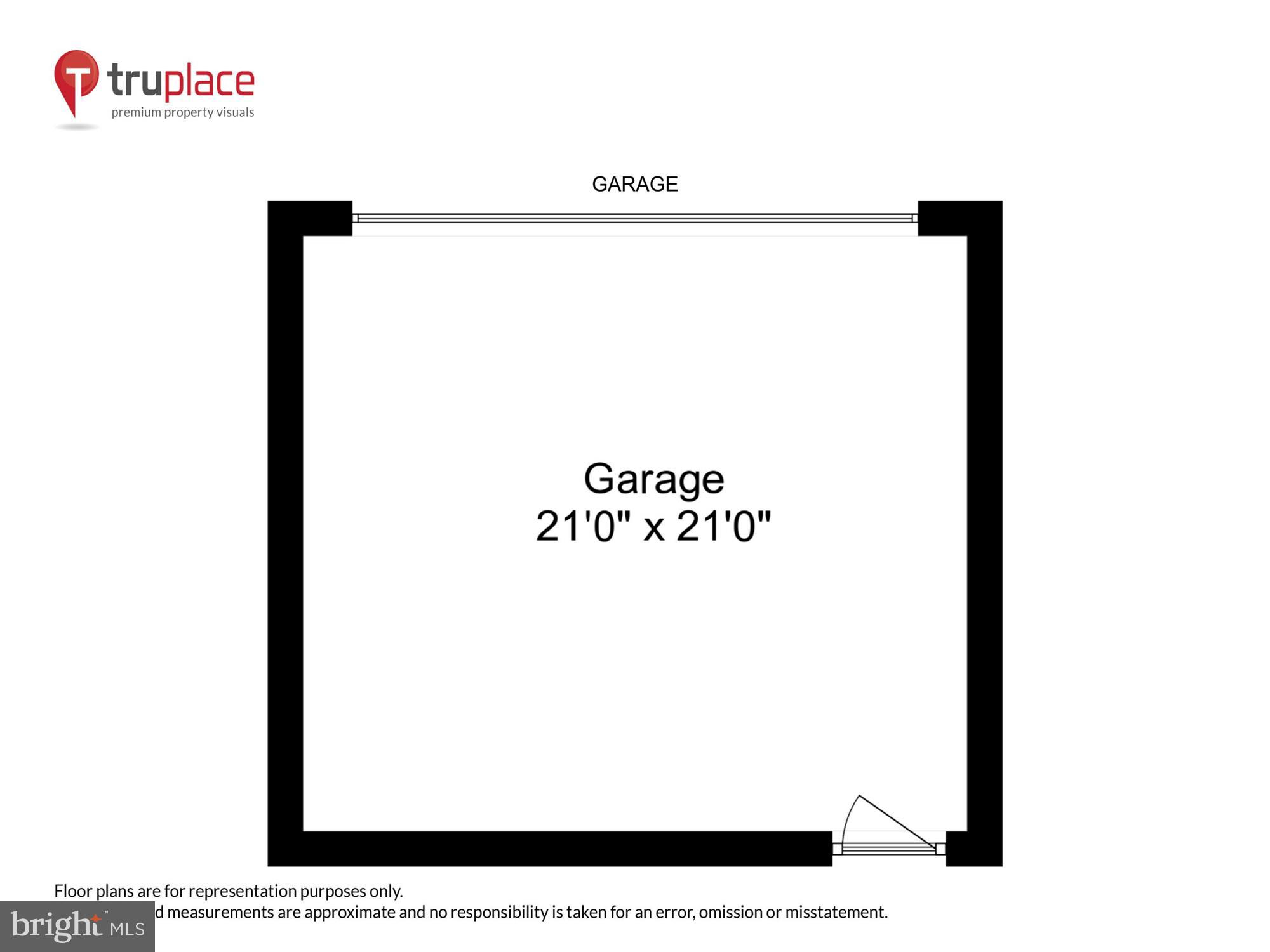11903 Deer Spring Way Clarksburg, MD 20871 - Photo 61 of 88 Garage (Labels & Measurements)