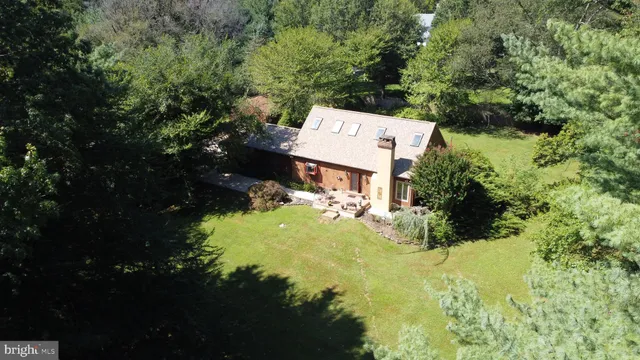 a backyard of a house