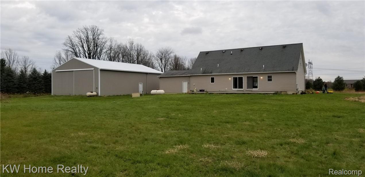 2169 Cove Road Goodells, MI 48027 - Photo 53 of 65 Alternate Rear View Of Home & Pole Barn