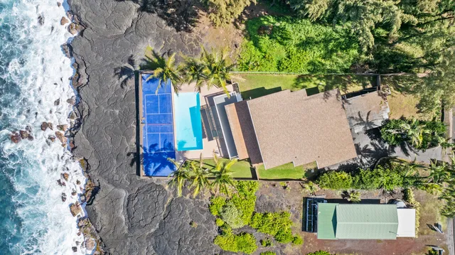 a view of lake and mountain