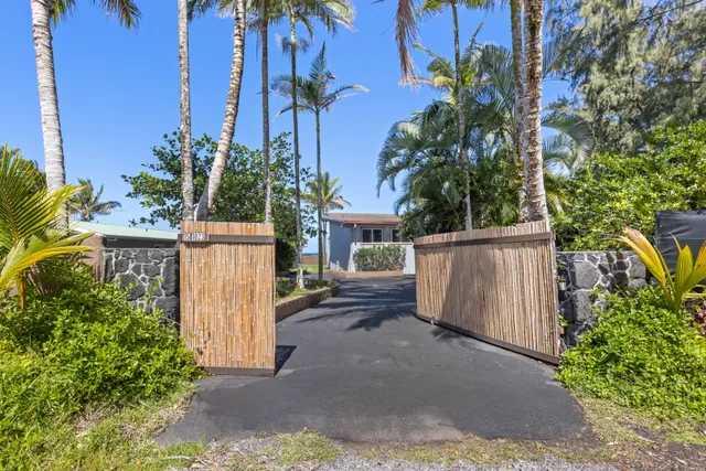 a view of a house with a garden