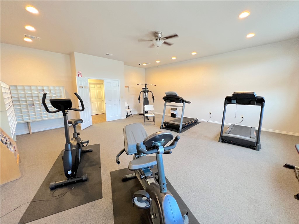5 Augusta Circle Ingleside, TX 78362 - Photo 22 of 27 a view of a room with gym equipment