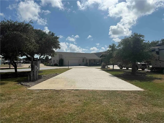 a view of outdoor space with garden