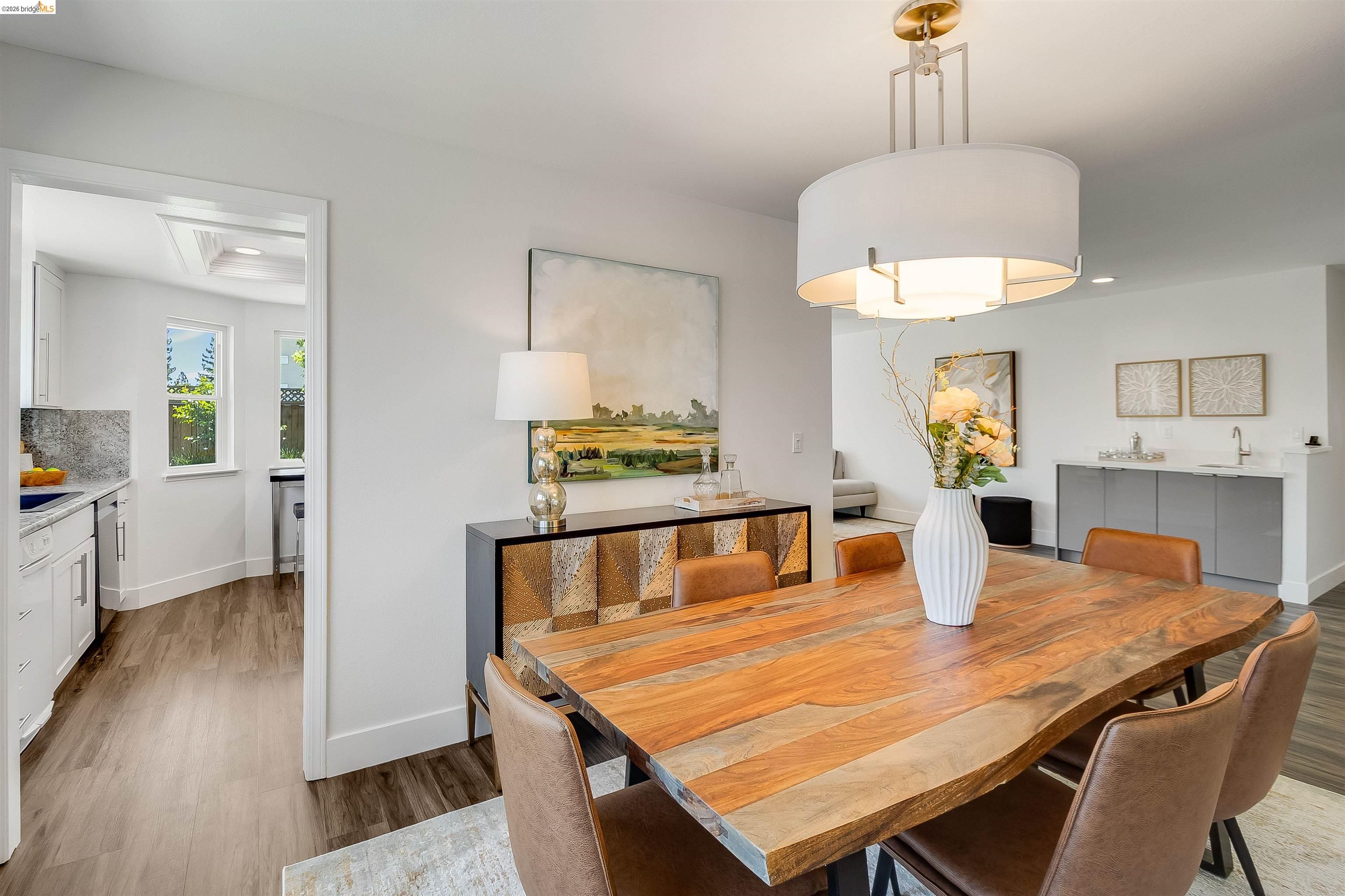 9980 Mangos Drive San Ramon, CA 94583 - Photo 12 of 41 Dining area featuring light wood finished floors and baseboards