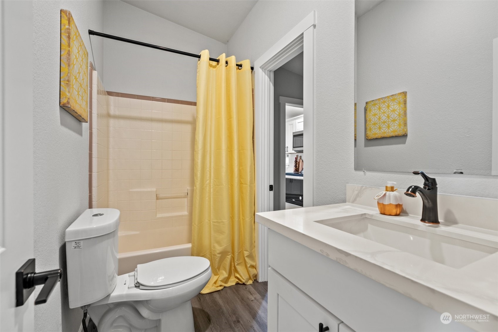 13314 Spring Site Road East Orting, WA 98360 - Photo 22 of 28 a bathroom with a sink and a mirror