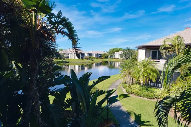 a view of a house with a big yard and a large tree