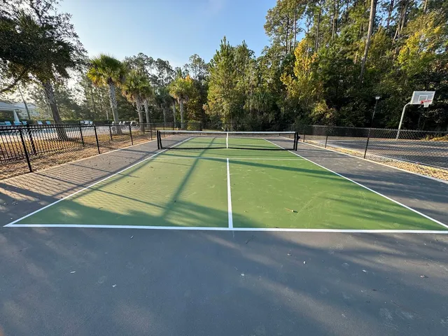 a view of a basket ball ground