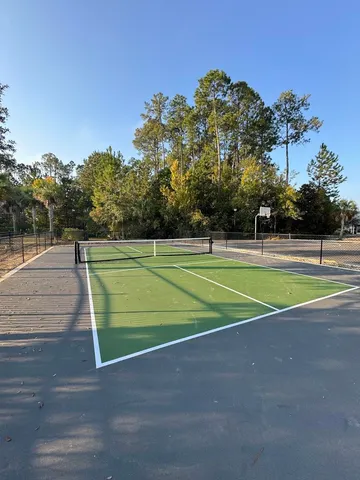 a view of a tennis court