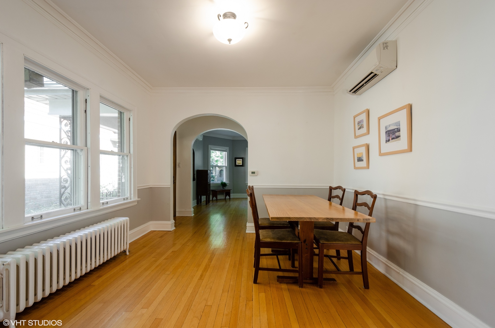 3016 Thayer Street Evanston, IL 60201 - Photo 3 of 20 a view of a dining room with furniture window and wooden floor