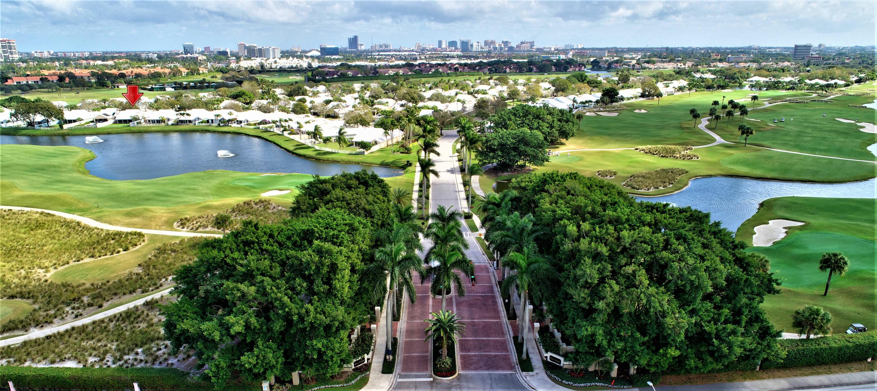 1350 Wilderness Road West Palm Beach, FL 33409 - Photo 6 of 8 Aerial View of Bear Island Entrance
