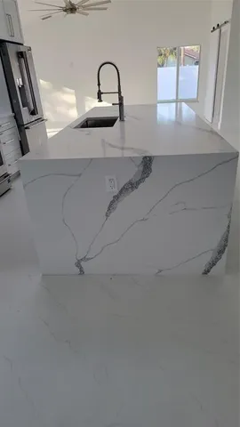 a close view of sink