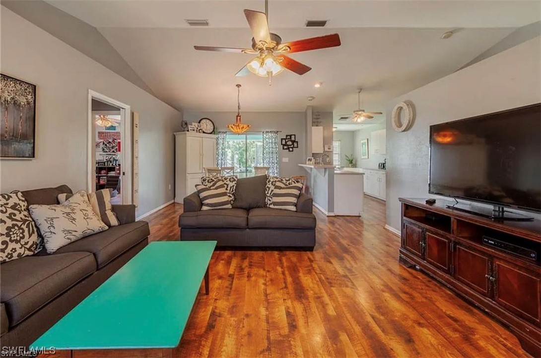 17209 Trellis Road Fort Myers, FL 33967 - Photo 6 of 23 a living room with furniture and a flat screen tv