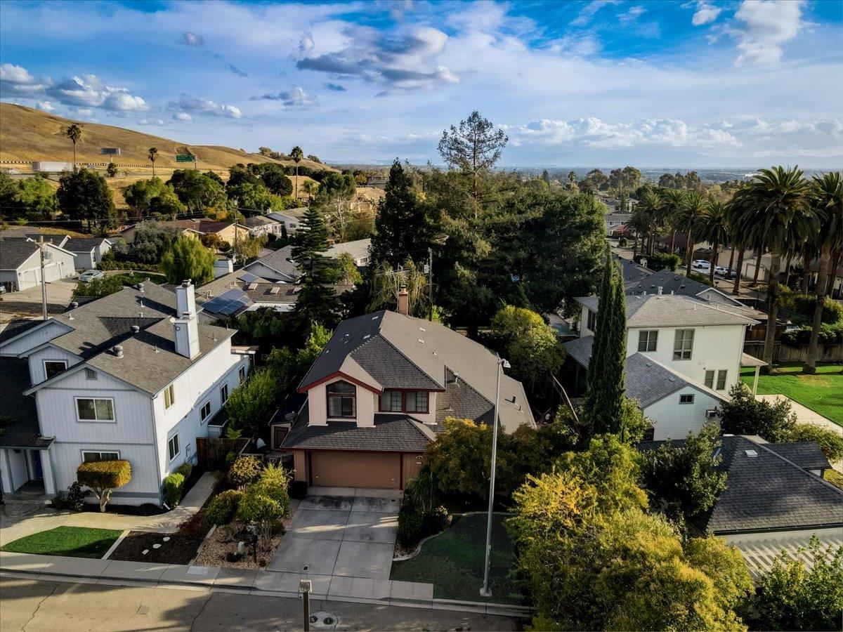 952 Corbel Common Fremont, CA 94539 - Photo 42 of 50 an aerial view of a house