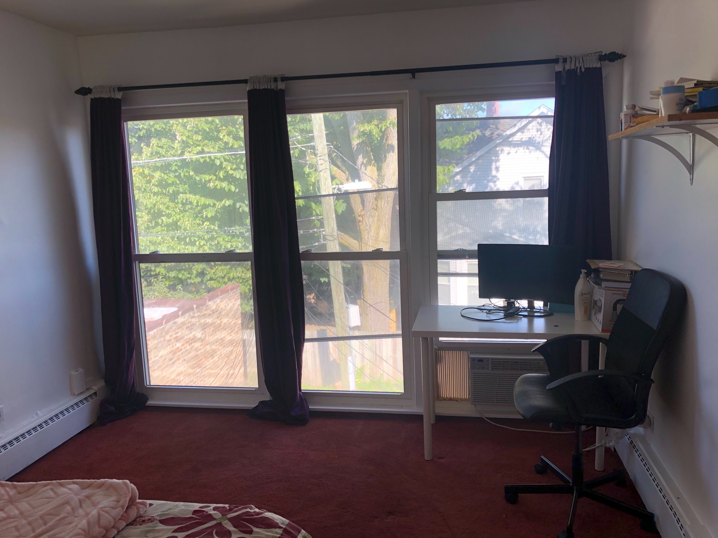 2000 West Arthur Avenue, Unit 2NW Chicago, IL 60645 - Photo 18 of 26 a workspace with furniture and a window