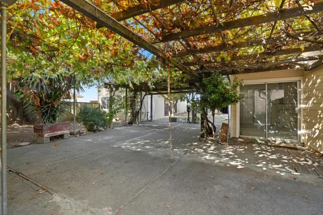 a view of a city with an ocean view