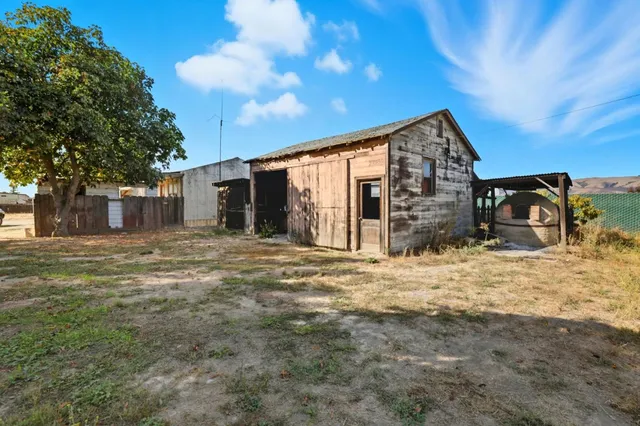 a view of a city with an ocean view