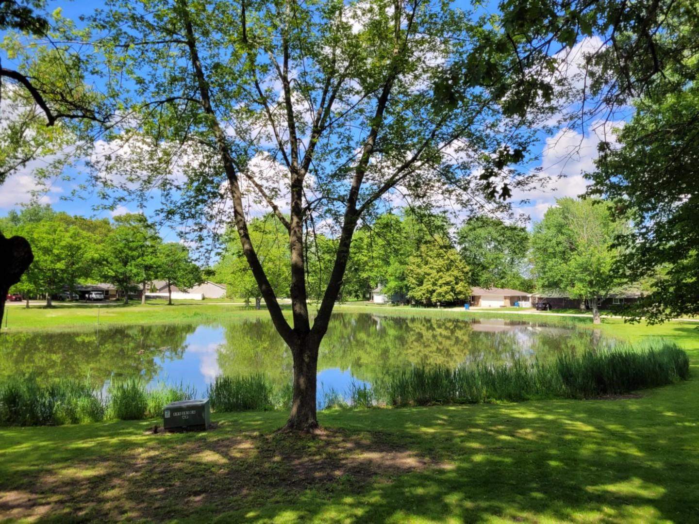 1173 Cecil Drive Kankakee, IL 60901 - Photo 29 of 32 a view of a lake with a yard