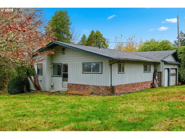a view of a house with a patio