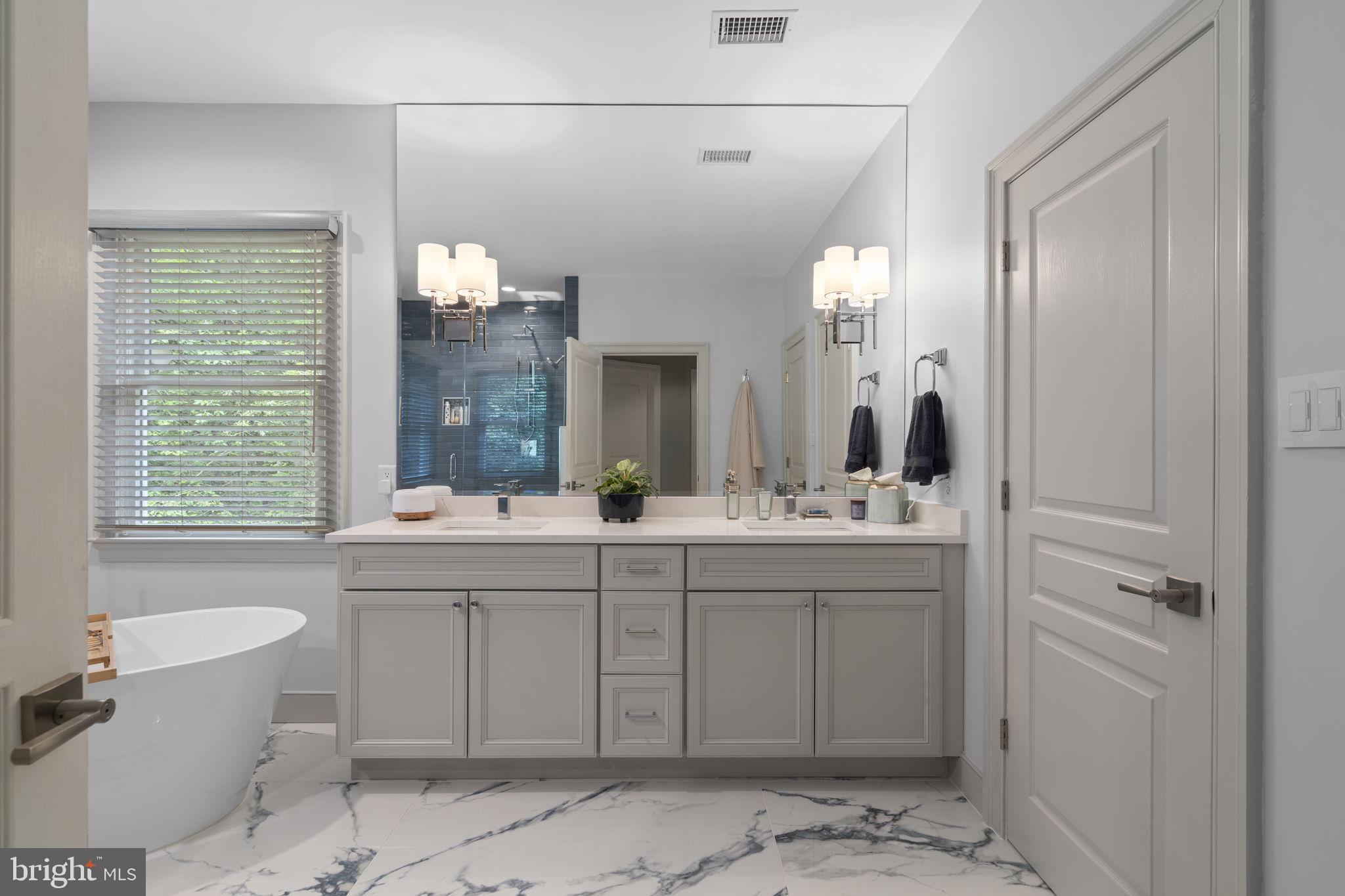 18429 Woodburn Road Leesburg, VA 20175 - Photo 36 of 82 Brand new primary bathroom