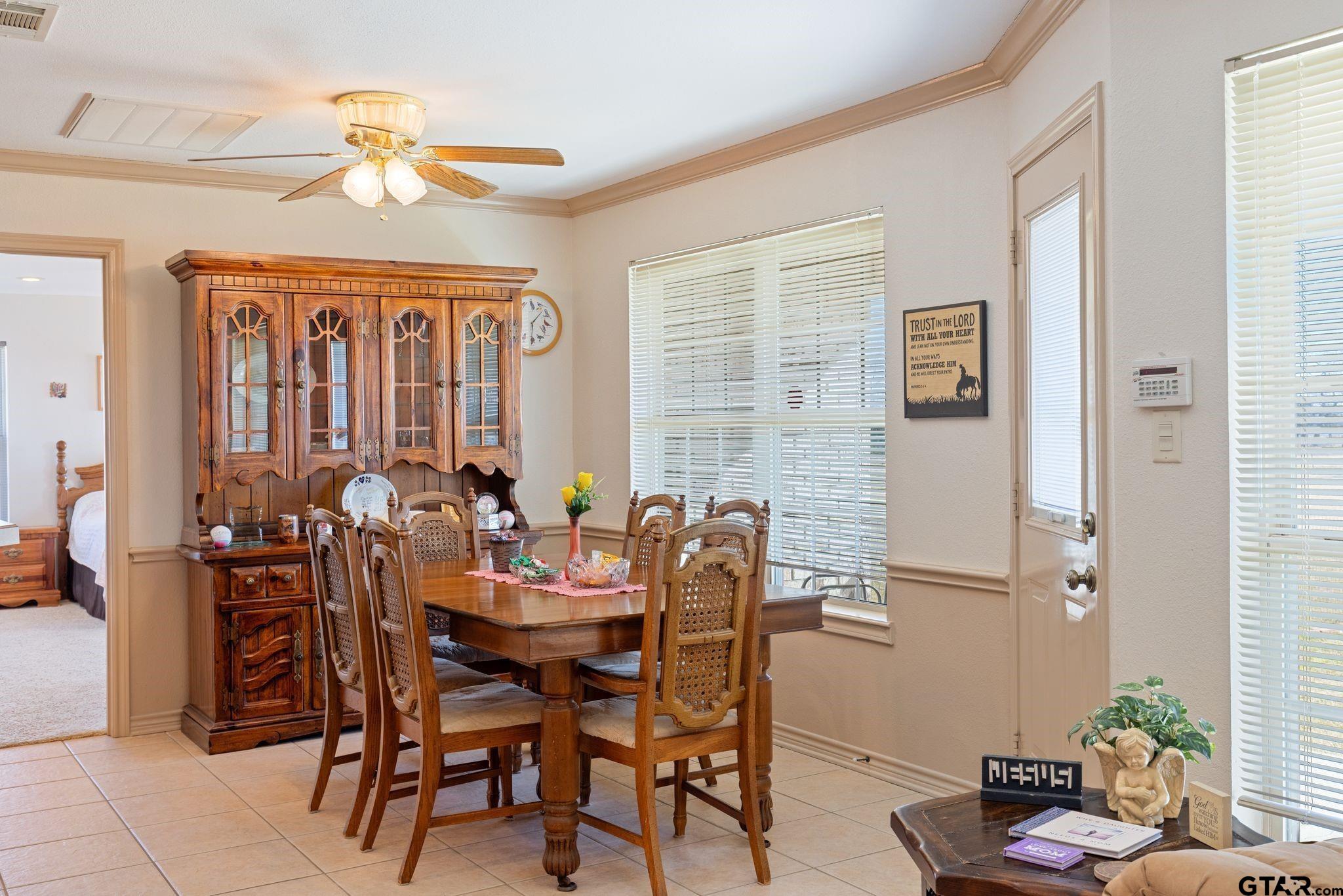 4 County Road 3566 Dike, TX 75437 - Photo 34 of 36 a view of a dining room with furniture and chandelier