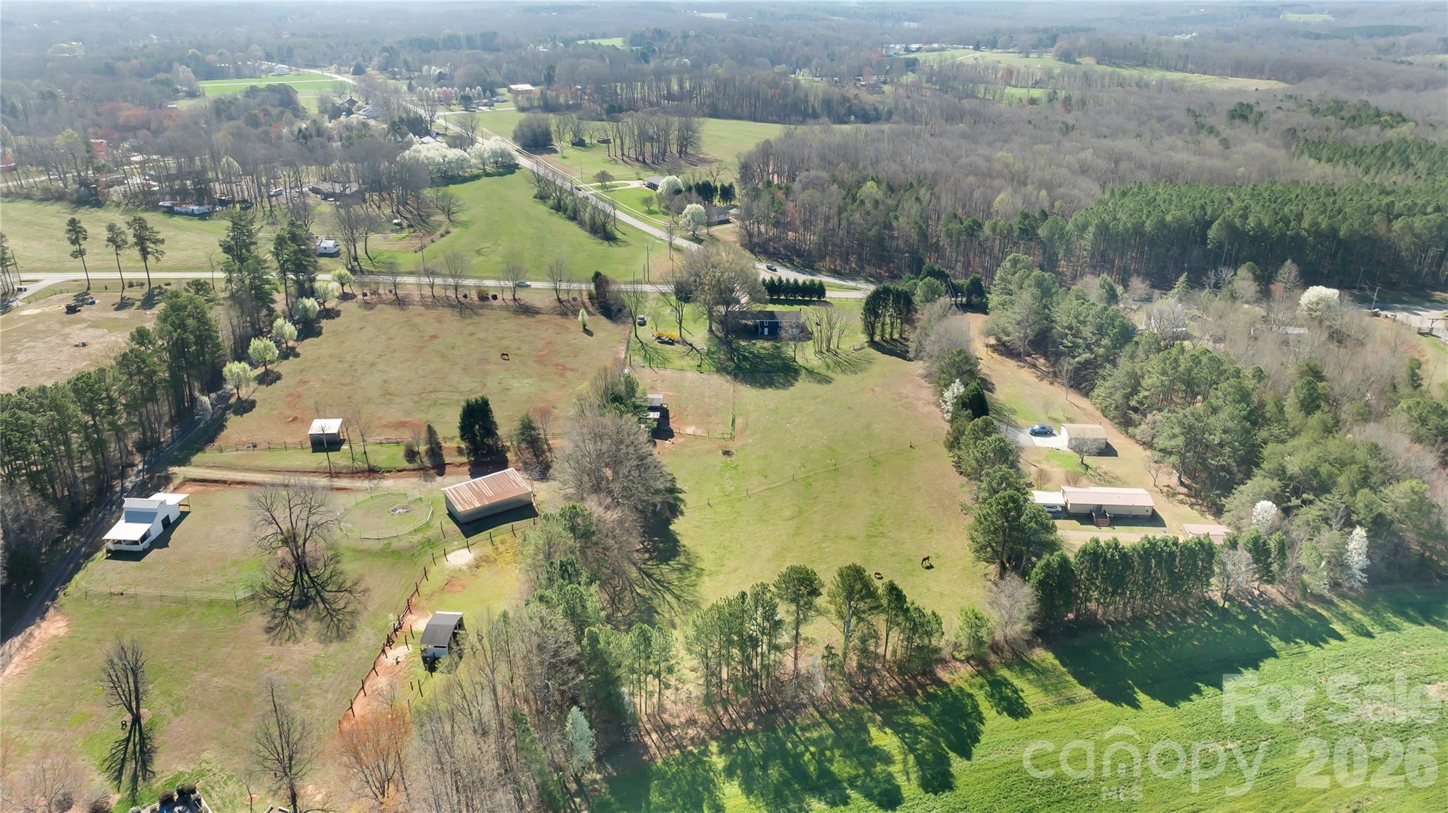 6268 Long Island Road Catawba, NC 28609 - Photo 36 of 38 an aerial view of residential houses with outdoor space