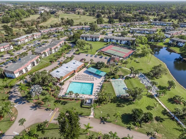 an aerial view of a houses