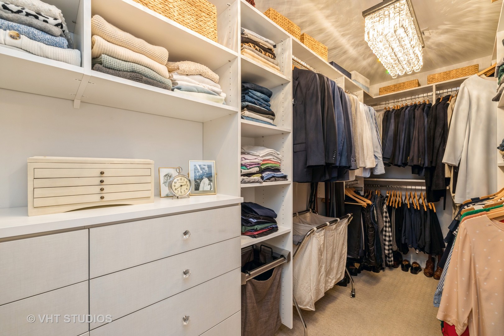 Undisclosed Address Clarendon Hills, IL 60514 - Photo 12 of 21 a view of walk in closet with clothes and shoes