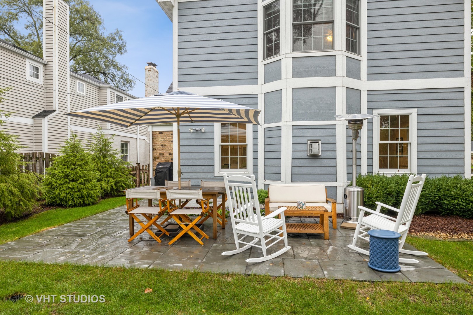 Undisclosed Address Clarendon Hills, IL 60514 - Photo 19 of 21 a view of backyard of house with outdoor seating