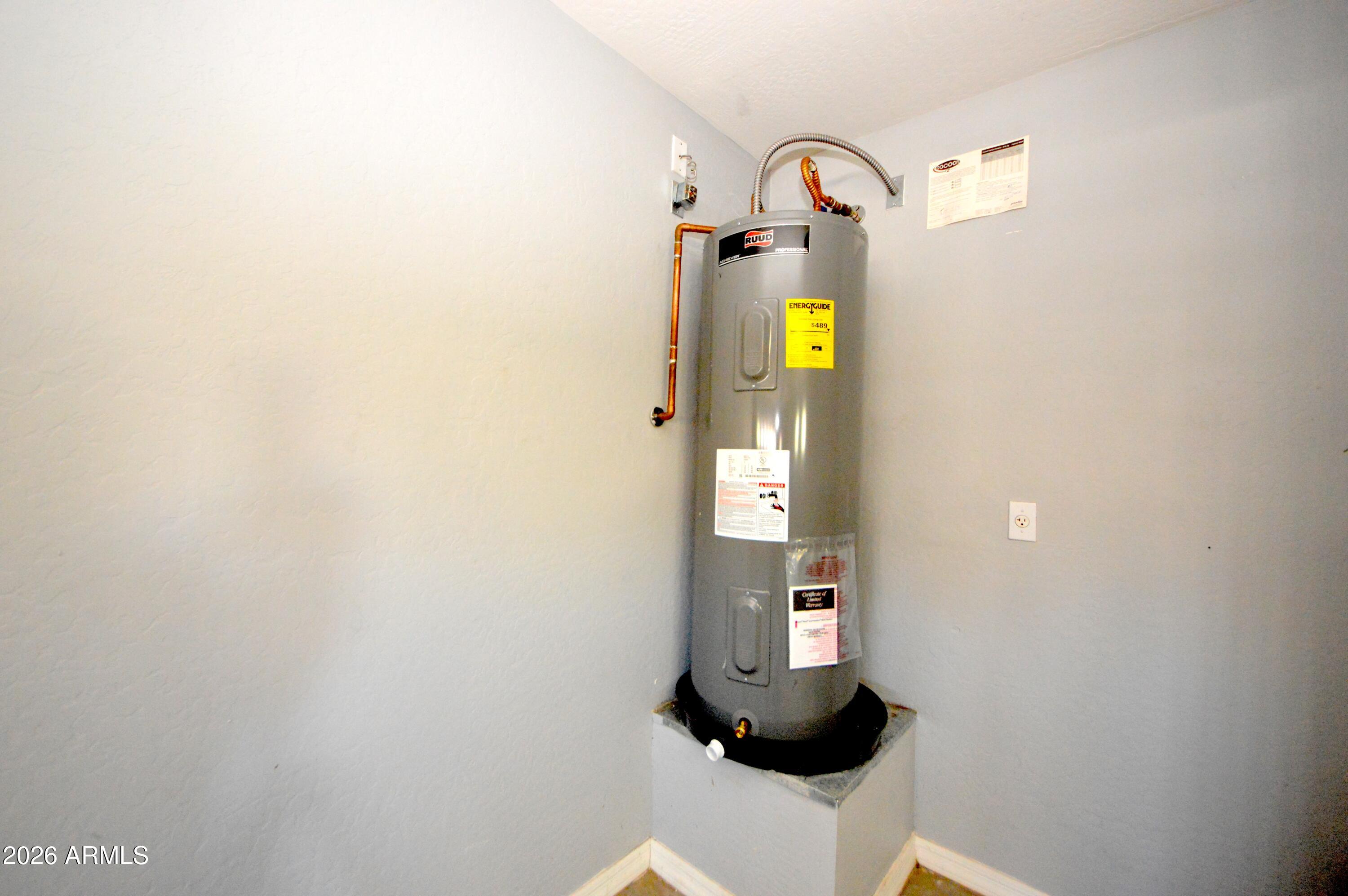 5115 West Novak Way Laveen, AZ 85339 - Photo 52 of 52 Newer Electric Water Heater