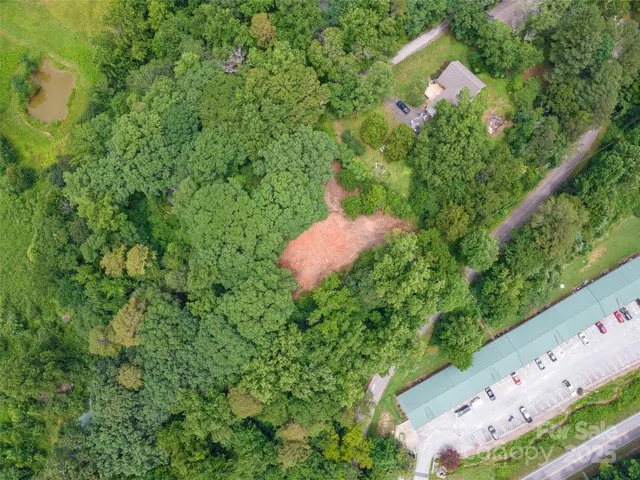 a view of a lush green field