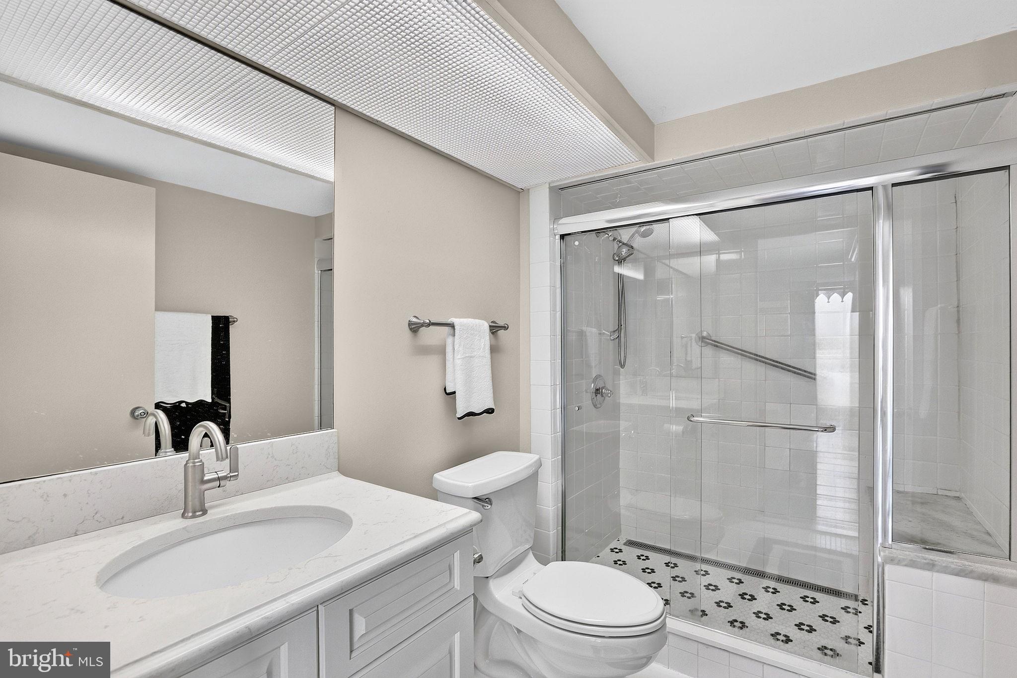 1 Markham Road, Unit 1D Princeton, NJ 08540 - Photo 24 of 55 Remodeled primary bath w walk in shower