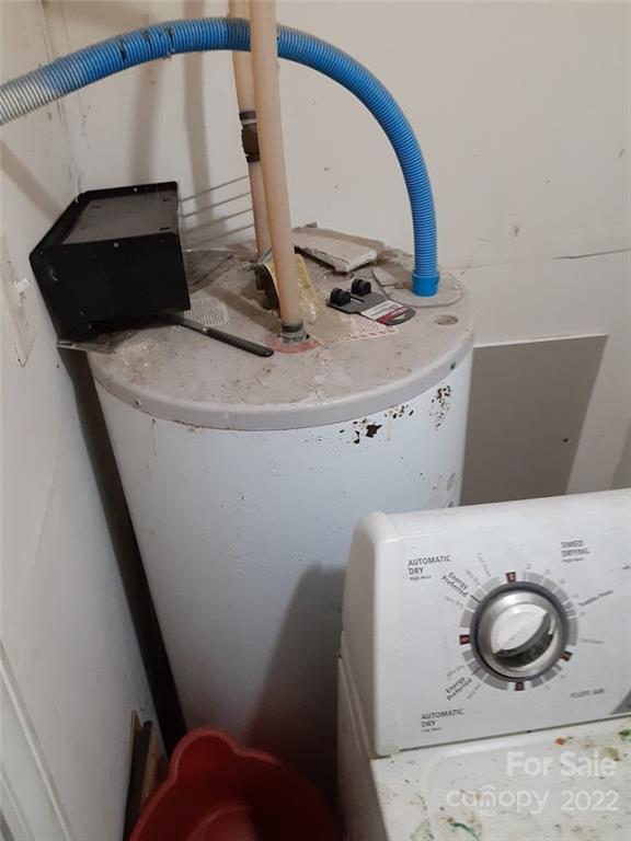 317 South Ransom Street Gastonia, NC 28052 - Photo 17 of 23 a utility room with dryer and washer