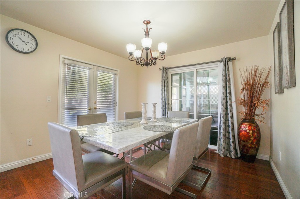19259 Kenya Street Porter Ranch, CA 91326 - Photo 7 of 31 a view of a dining room with furniture window and outside view