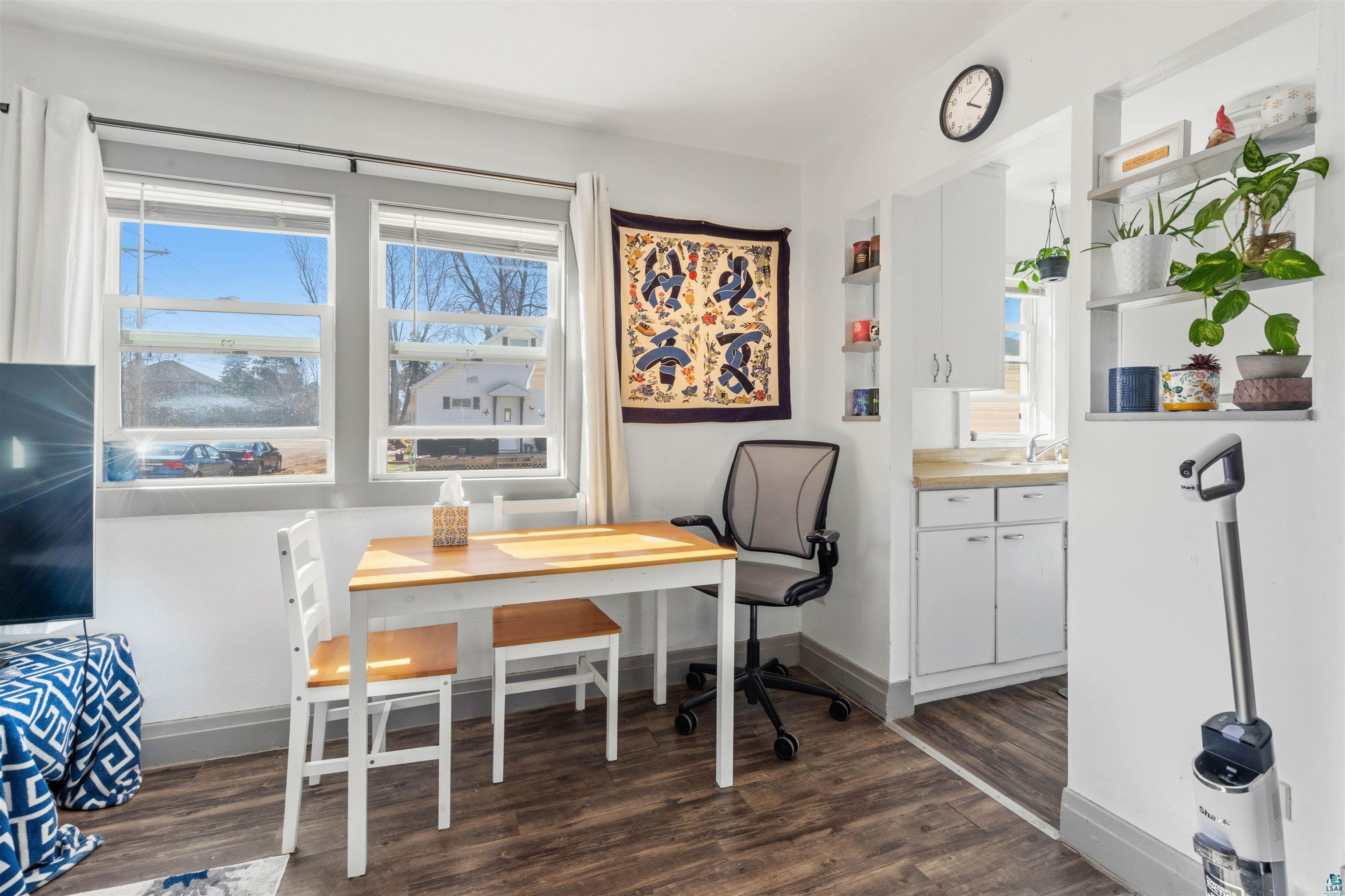 809 Prospect Avenue Cloquet, MN 55720 - Photo 10 of 20 Office with baseboards and dark wood-style flooring