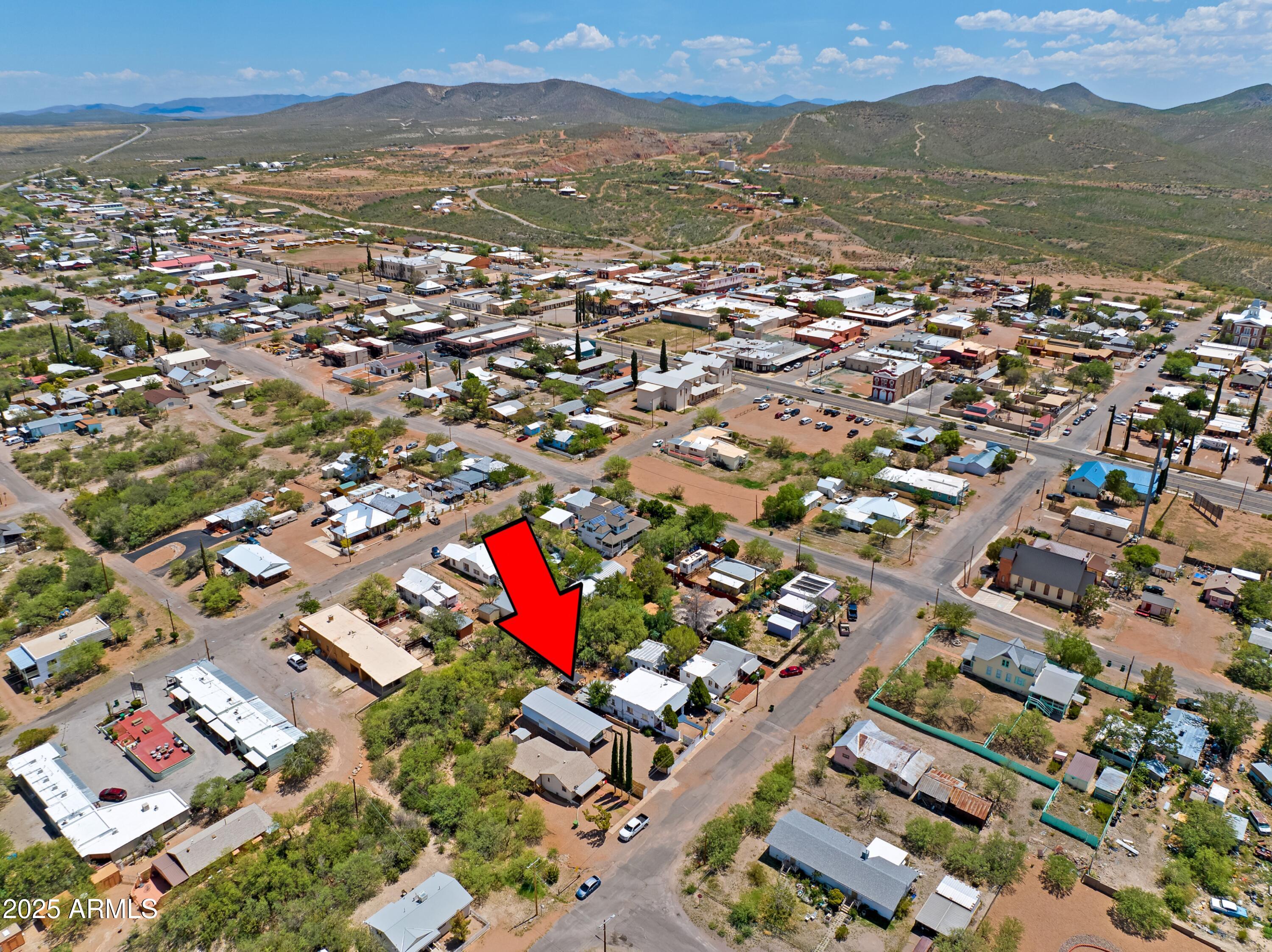 116 North 3rd Street Tombstone, AZ 85638 - Photo 61 of 64 an aerial view of residential houses with outdoor space