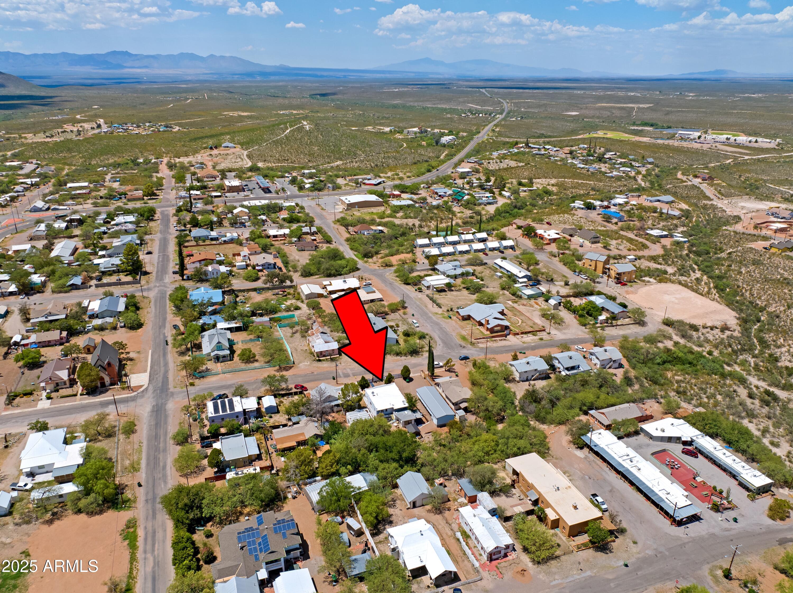 116 North 3rd Street Tombstone, AZ 85638 - Photo 63 of 64 an aerial view of residential houses with outdoor space