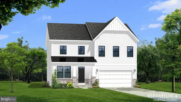 a view of house with yard