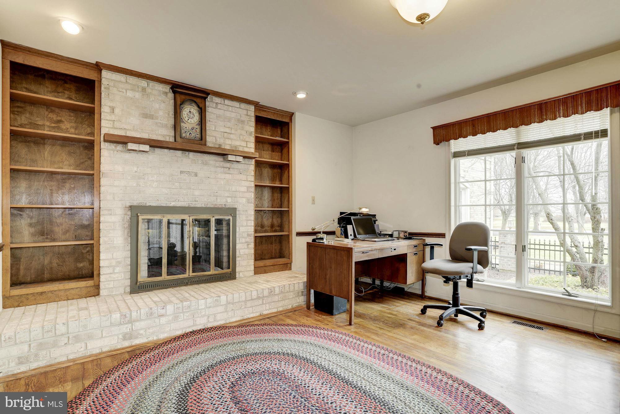 2848 Cox Neck Road Chester, MD 21619 - Photo 12 of 30 First Floor Office w/two sided fireplace