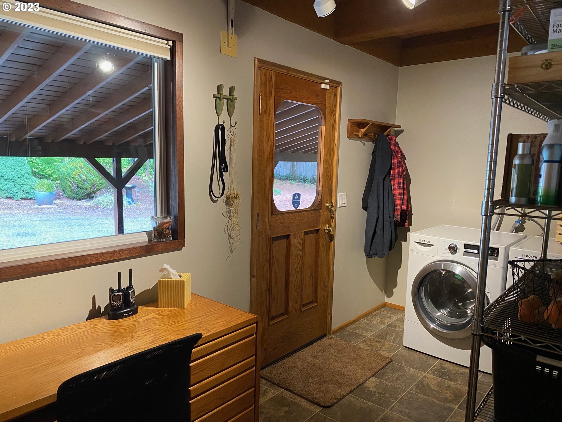 18156 Highway 36 Blachly, OR 97412 - Photo 16 of 48 a room with furniture a washer and dryer