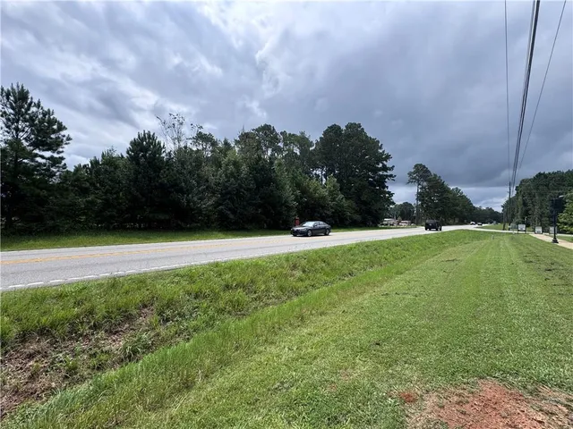 a view of outdoor space with garden