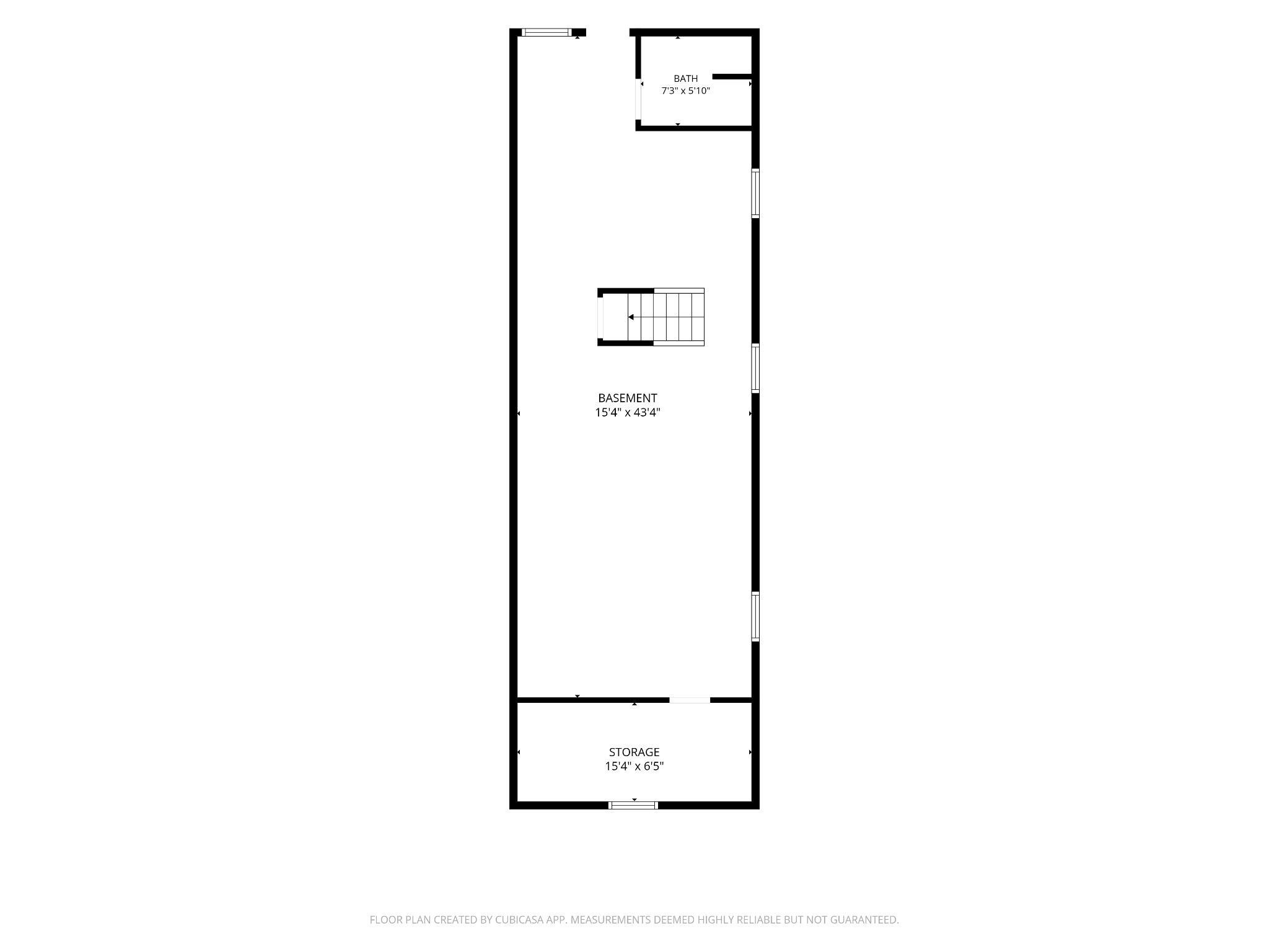 1038 Fern Avenue Reading, PA 19607 - Photo 4 of 5 Basement Floorplan