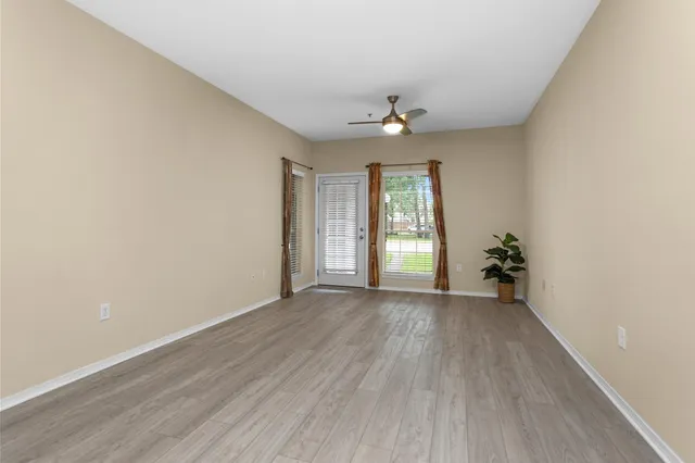 wooden floor in an empty room
